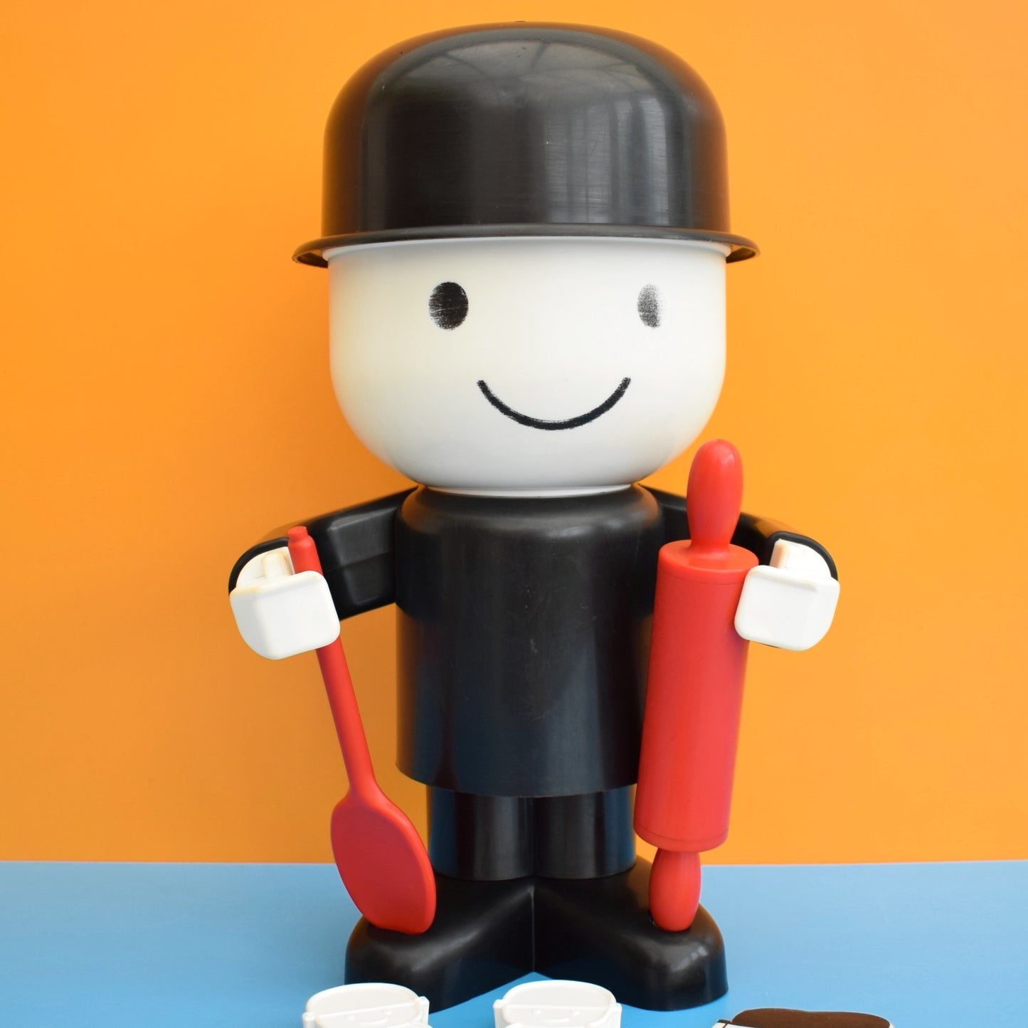 Vintage 1970s Plastic Spillers Fred Figure / Baking Set & Paperwork