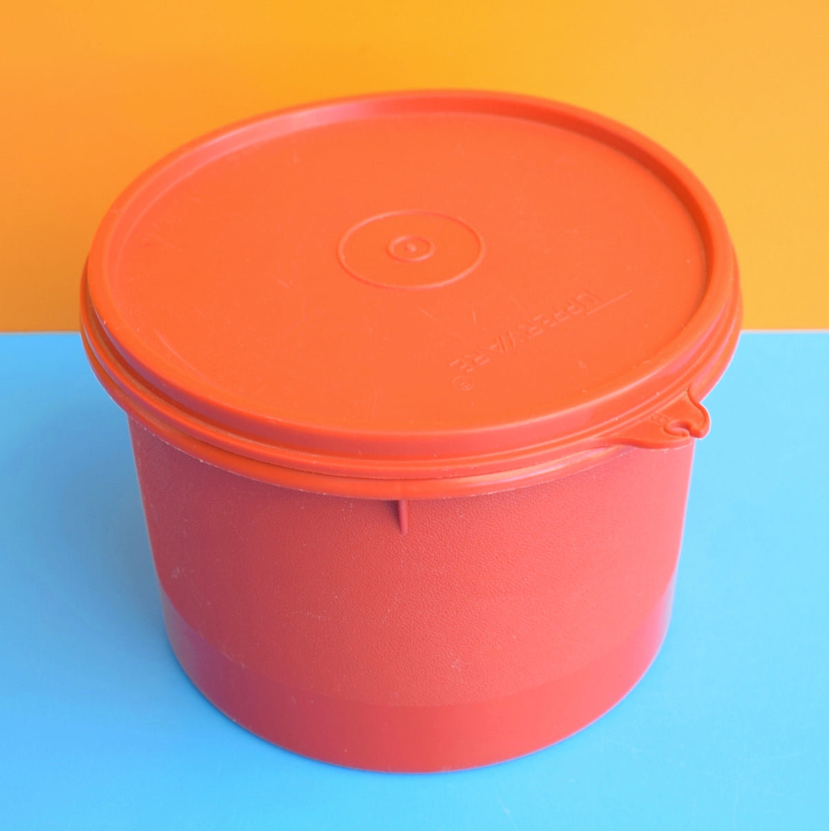 Vintage 1970s Tupperware Containers - Red/ Orange / Yellow / Green by Pineapple Retro