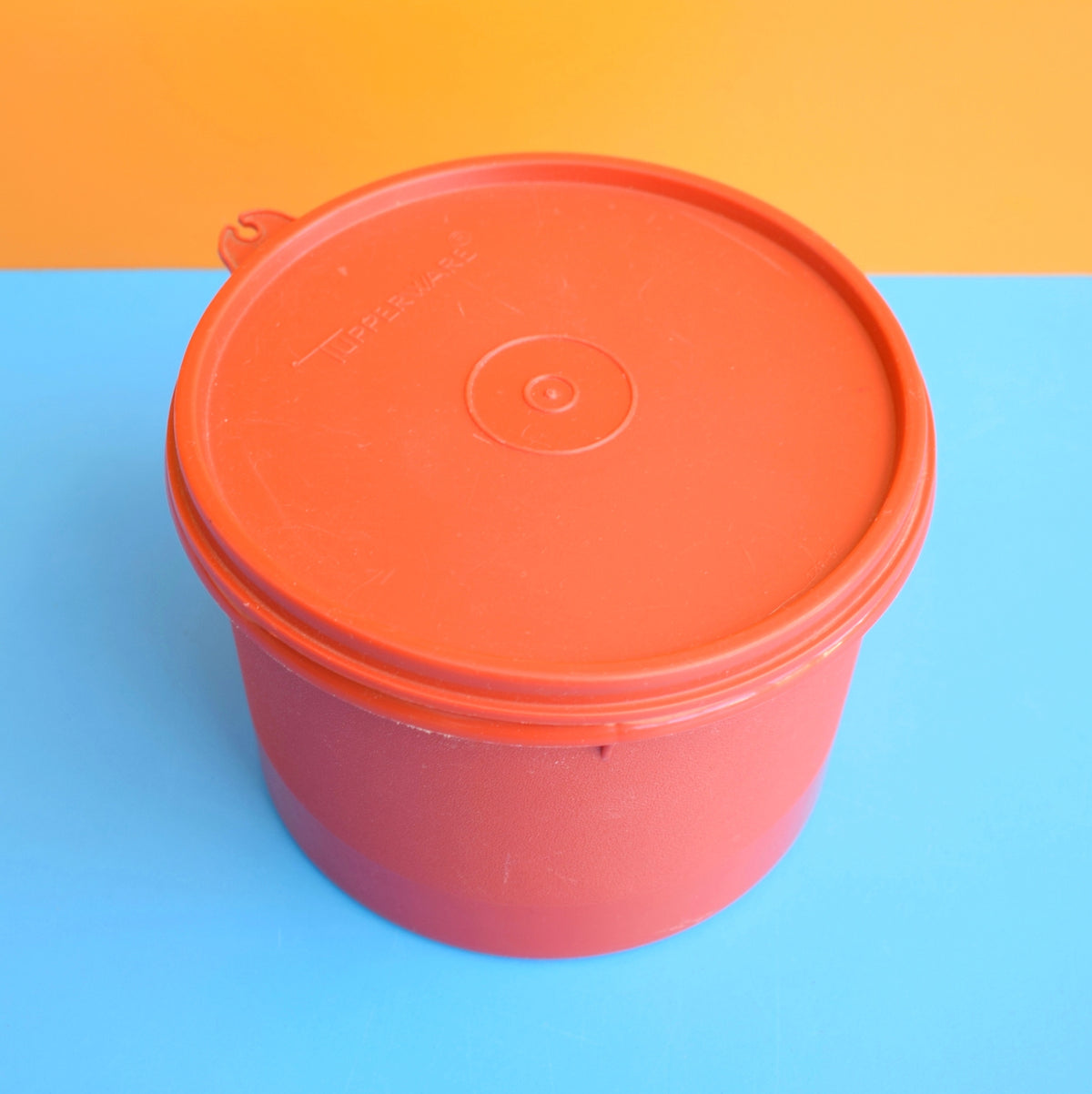 Vintage 1970s Tupperware Containers - Red/ Orange / Yellow / Green by Pineapple Retro