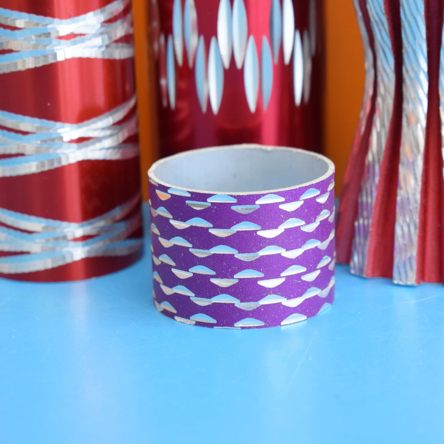 Vintage 1960s Anodised Aluminium- Conrah - Mixed Bits - Red