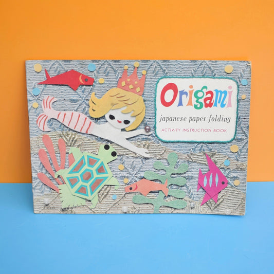 Vintage 1960s Arty Bits- Scrap Books/ Crayons / Origami Paper Folding