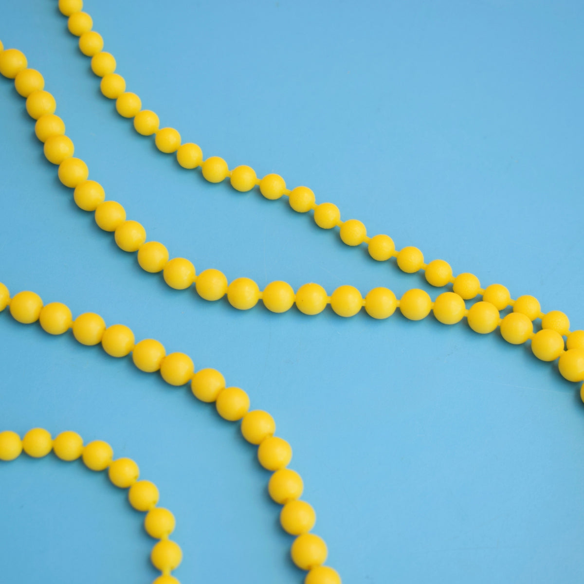 Vintage 1960s Necklaces / Pop Beads - Red, Yellow, Blue, Pink & White by Pineapple Retro