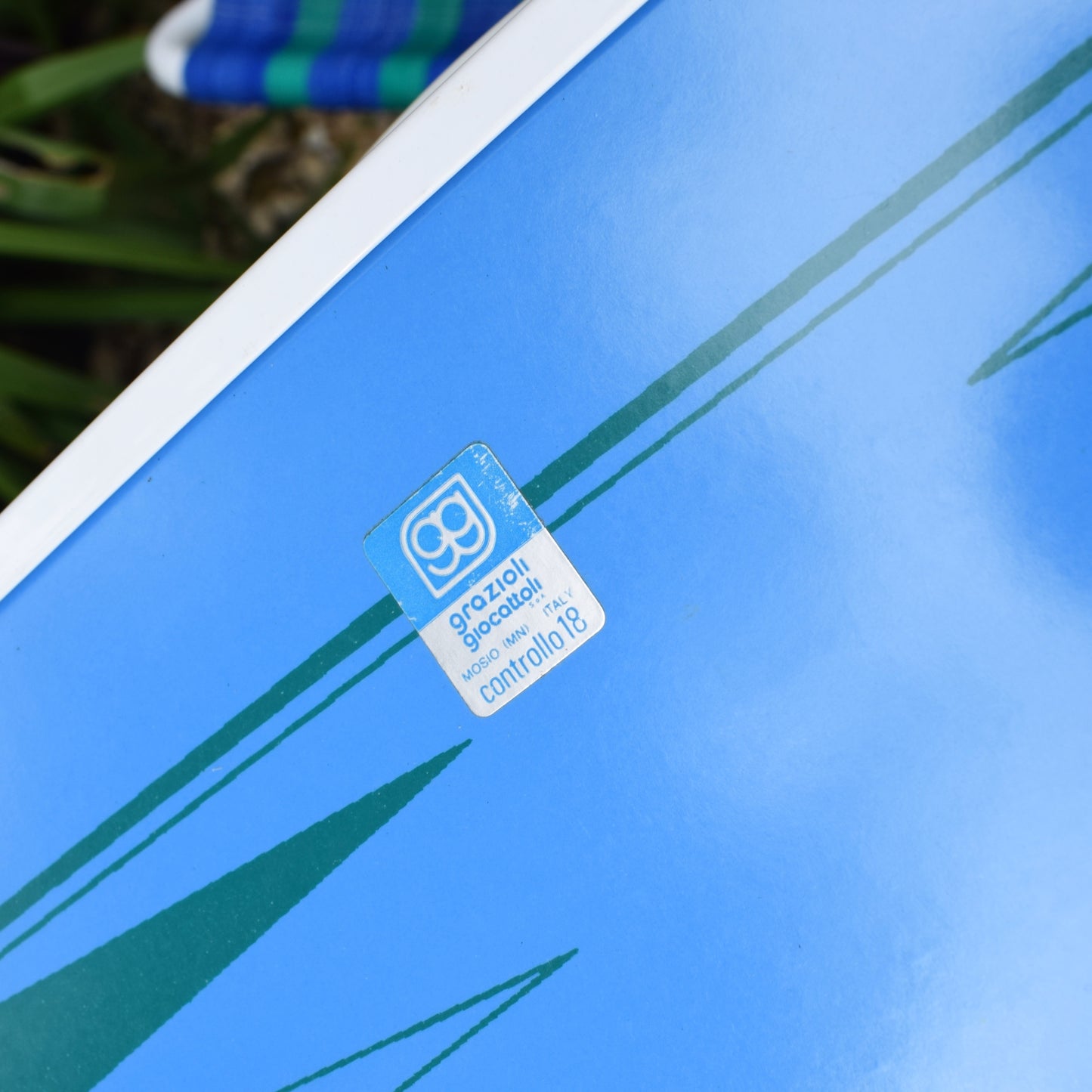 Vintage 1970s Folding Picnic / Games Table & Stools - Boxed