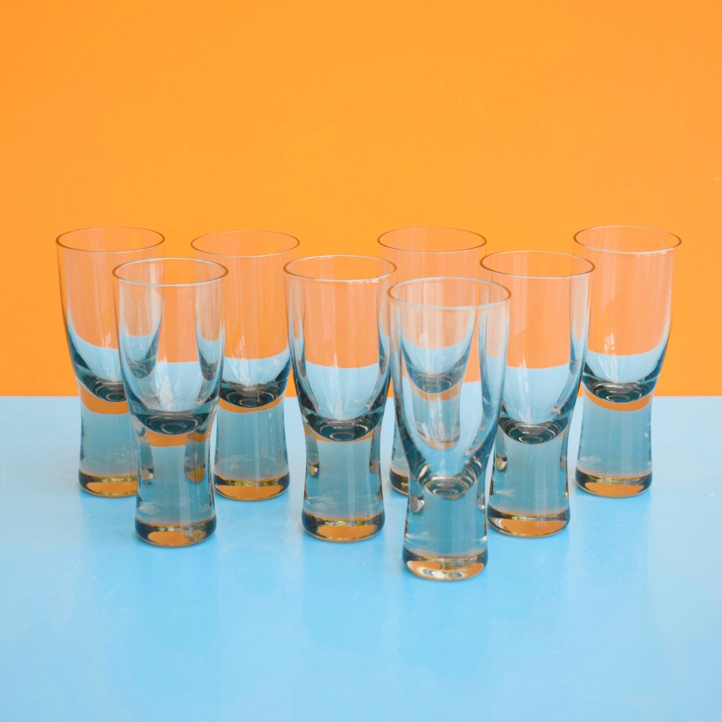 Vintage 1950s Canada Glasses - Per Lutken - Holmegaard Smoked Glass