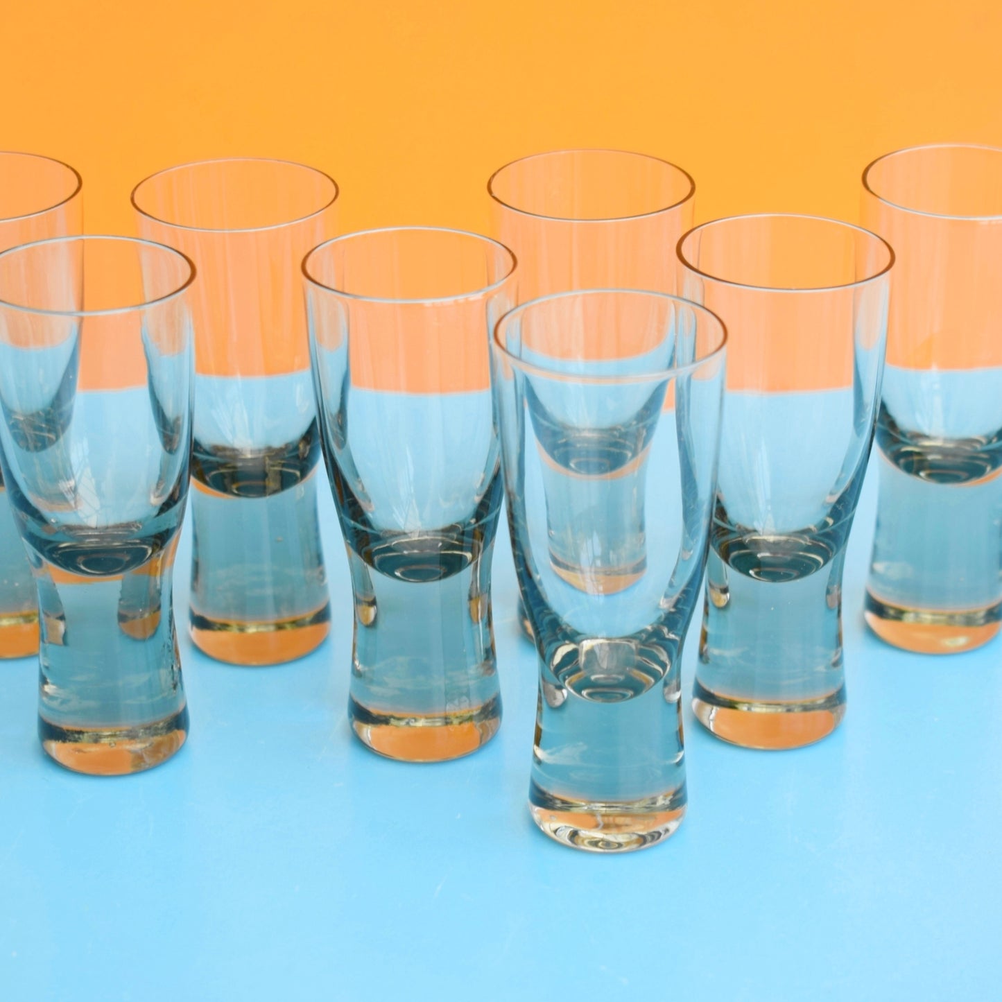 Vintage 1950s Canada Glasses - Per Lutken - Holmegaard Smoked Glass