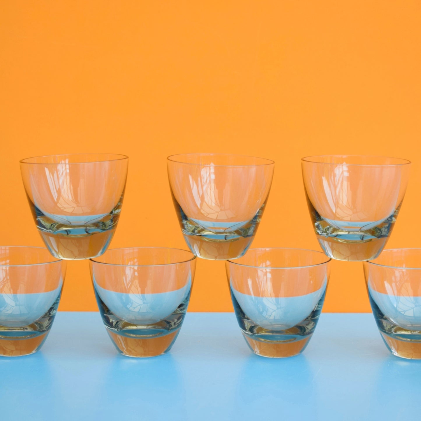 Vintage 1950s Canada Glasses - Per Lutken - Holmegaard Smoked Glass