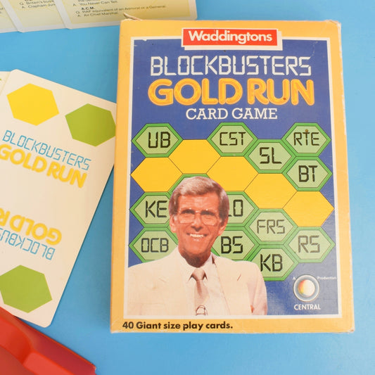Vintage 1980s Board Card Game - Blockbusters- Complete