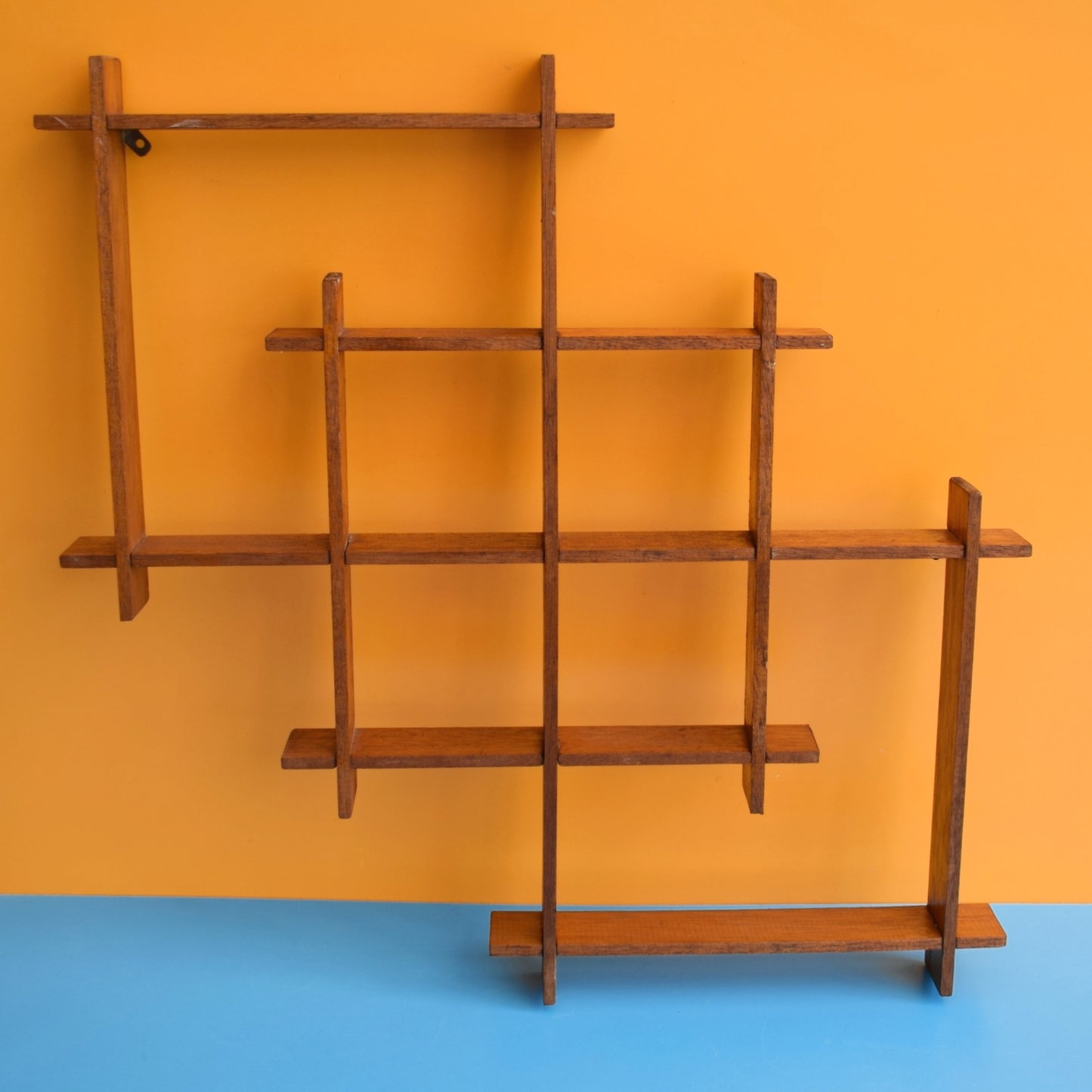 Vintage 1960s Gaybox Wooden Small Shelving Unit