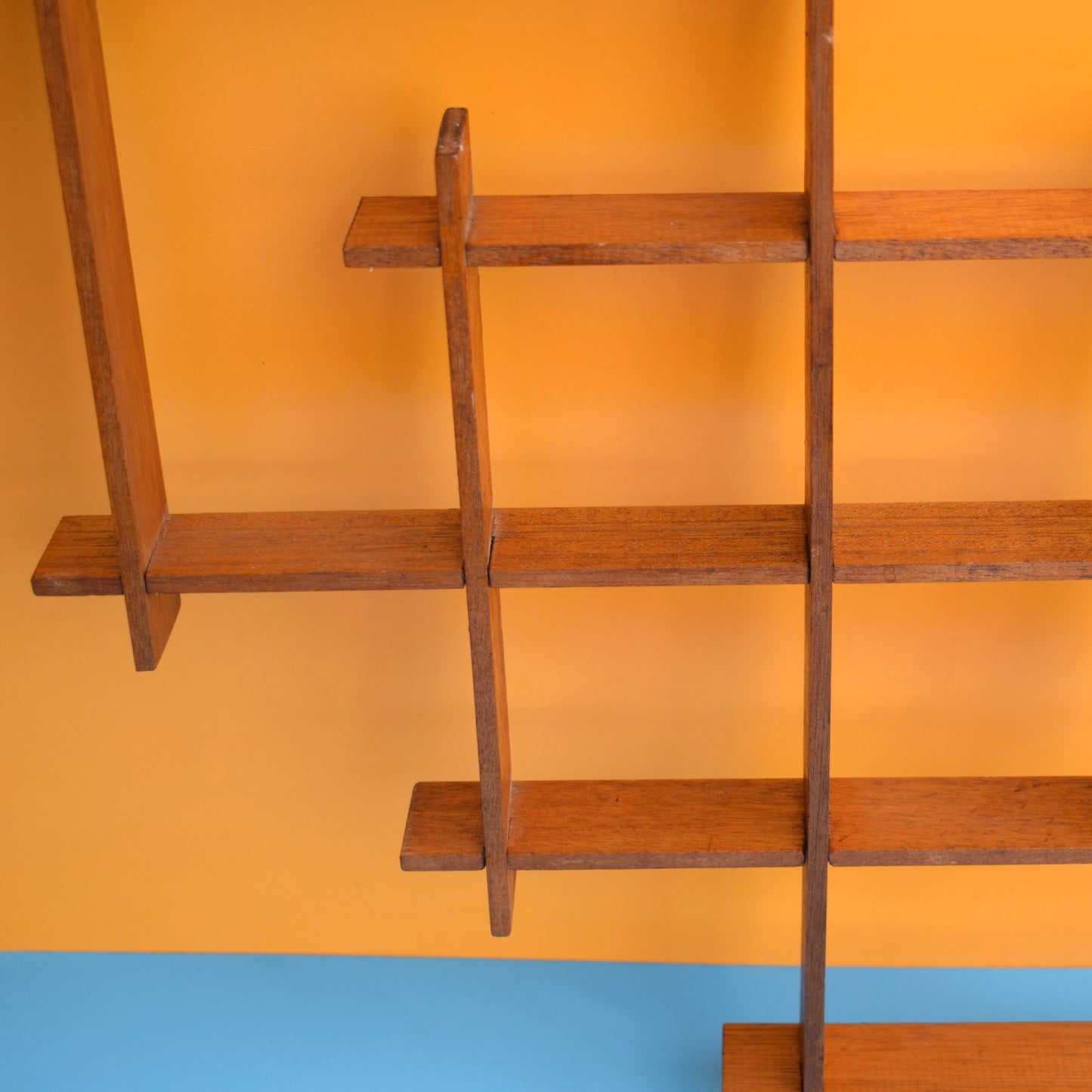 Vintage 1960s Gaybox Wooden Small Shelving Unit