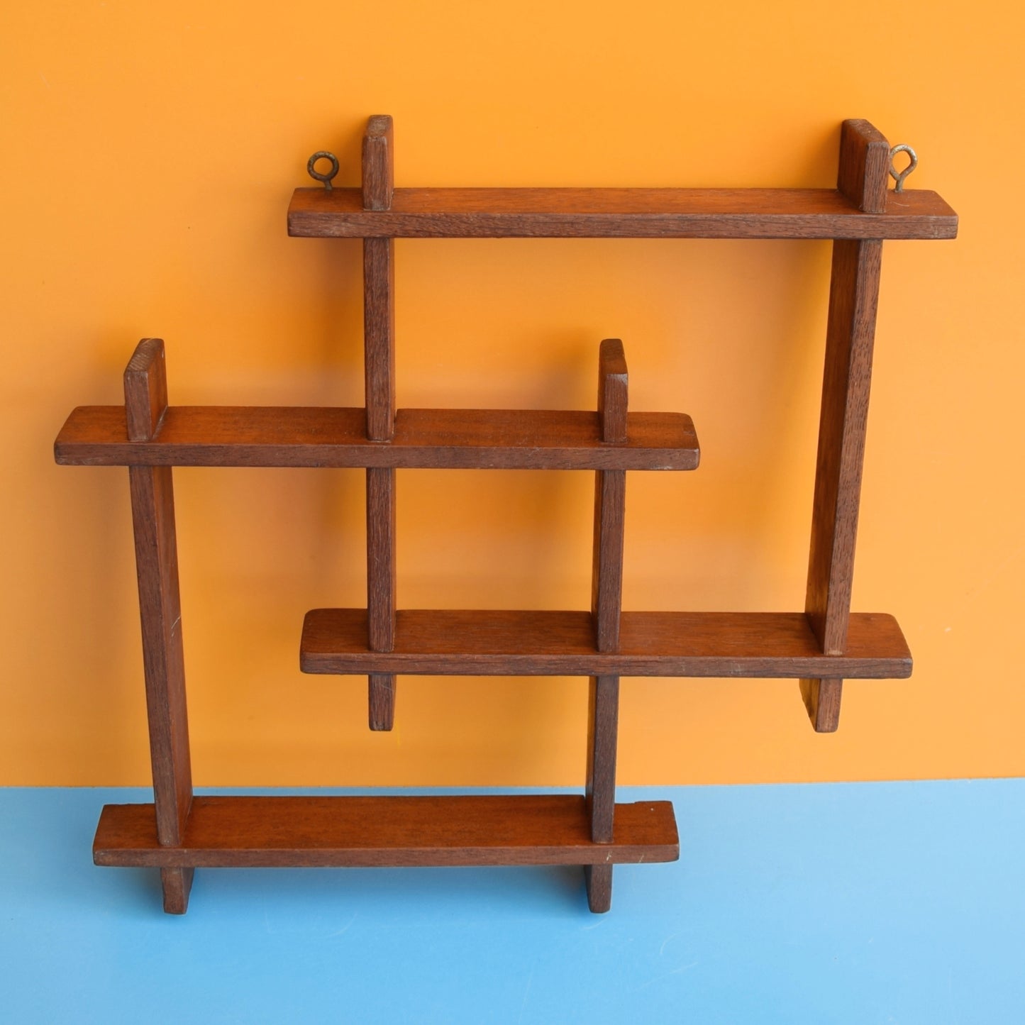 Vintage 1960s Gaybox Wooden Small Shelving Unit
