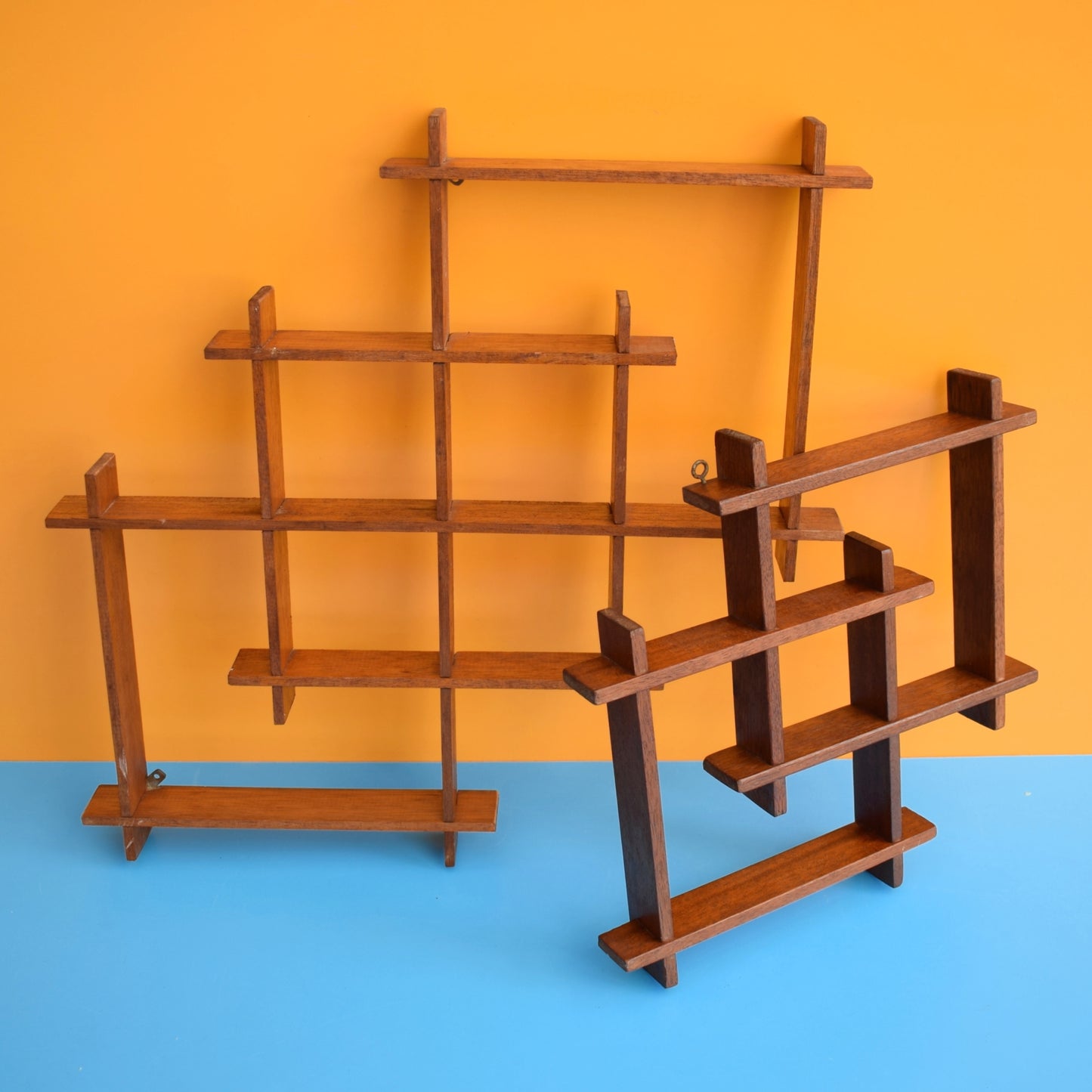 Vintage 1960s Gaybox Wooden Small Shelving Unit