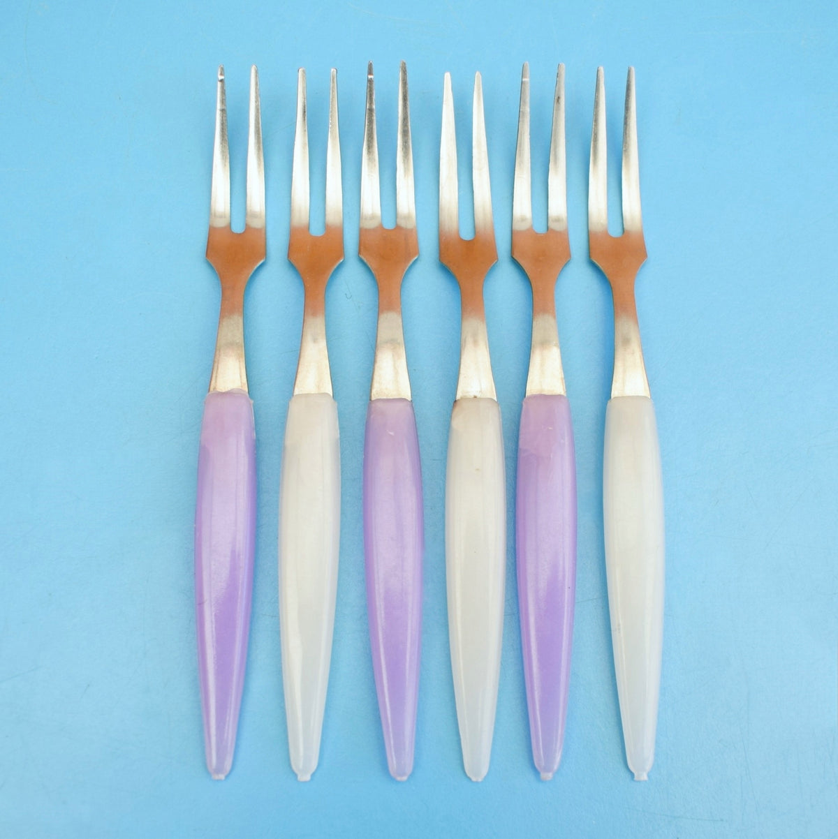 Vintage 1960s Little Pickle Forks- Pastels - 2 Options by Pineapple Retro