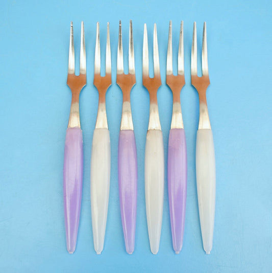 Vintage 1960s Little Pickle Forks- Pastels - 2 Options by Pineapple Retro