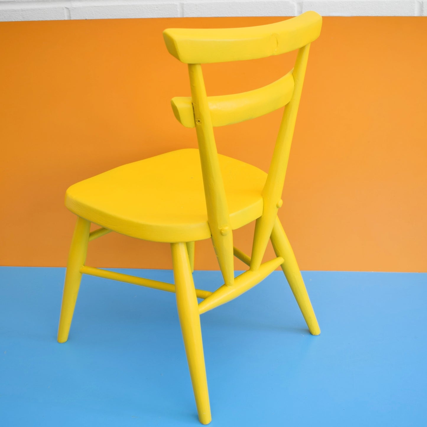 Vintage 1960s Ercol Stacking Childs Chair - Yellow by Pineapple Retro