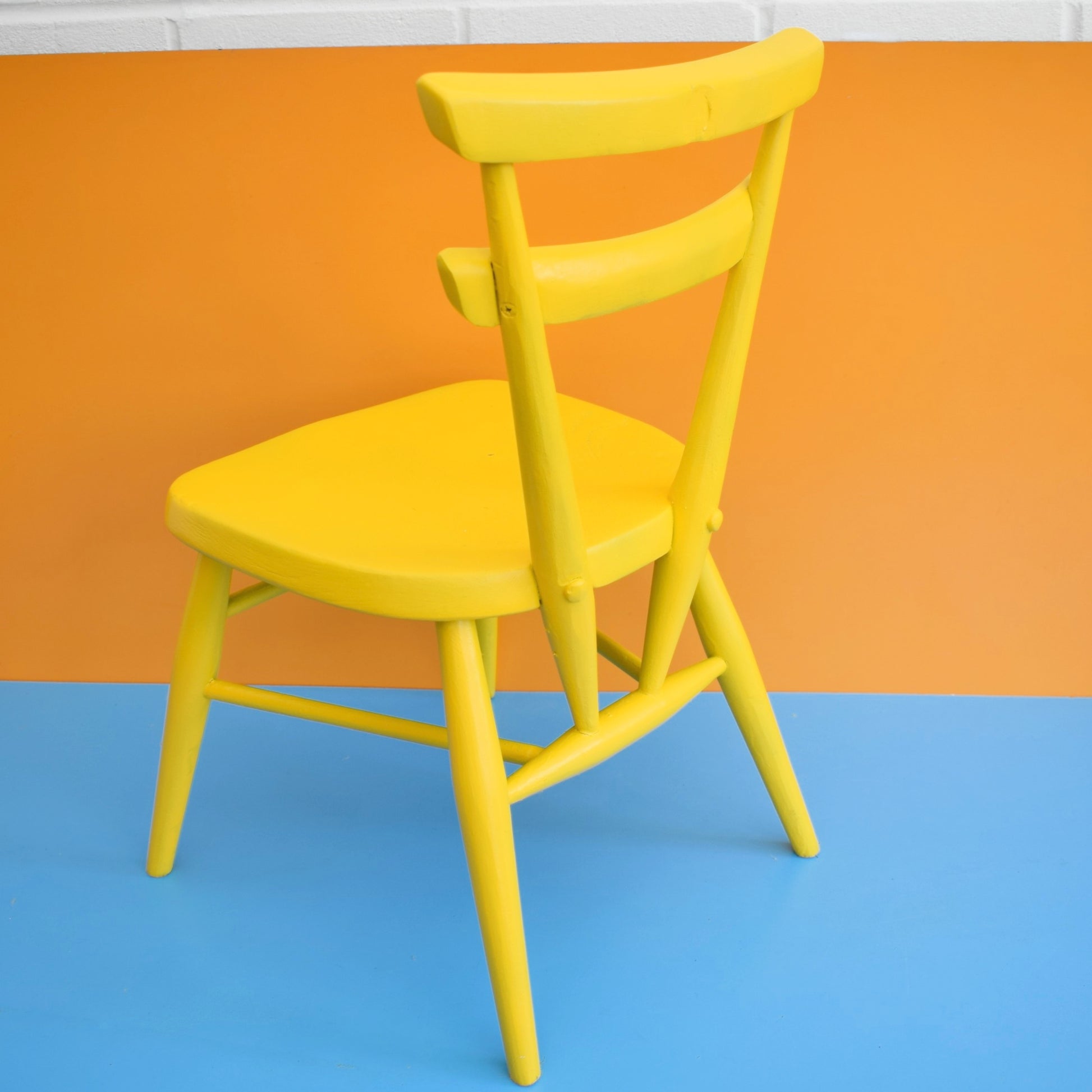 Vintage 1960s Ercol Stacking Childs Chair - Yellow by Pineapple Retro