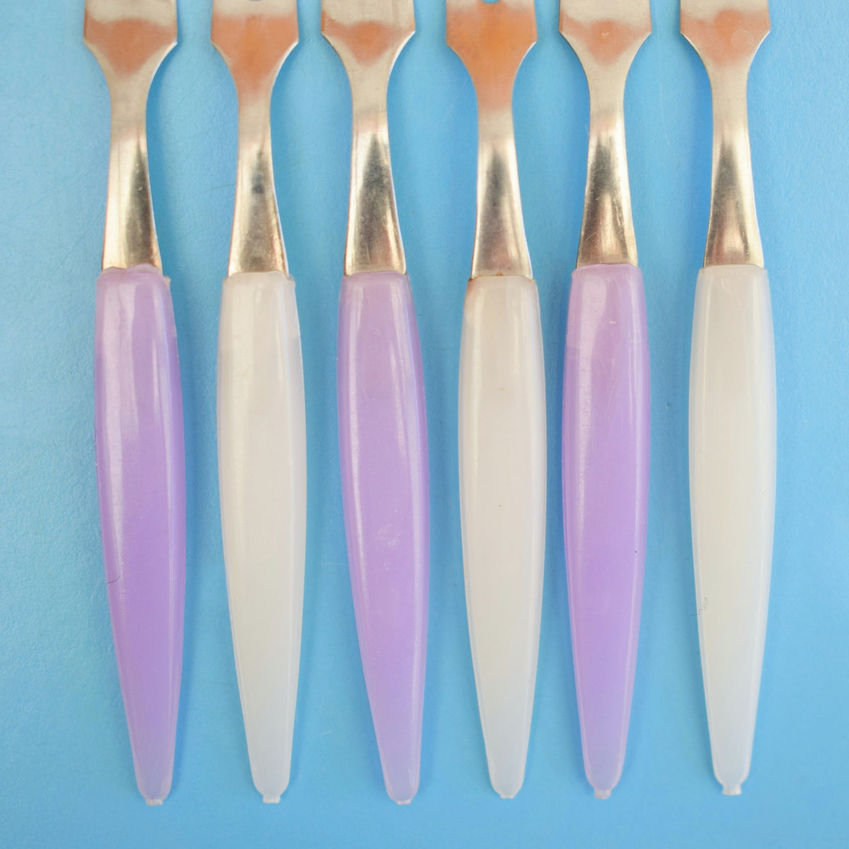 Vintage 1960s Little Pickle Forks- Pastels - 2 Options by Pineapple Retro