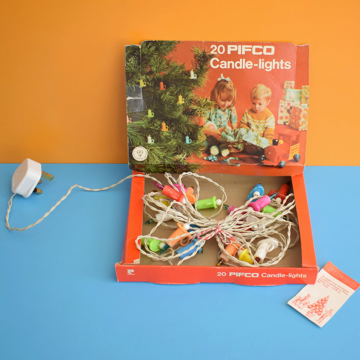 Vintage 1970s Christmas Candle Lights - Pifco by Pineapple Retro