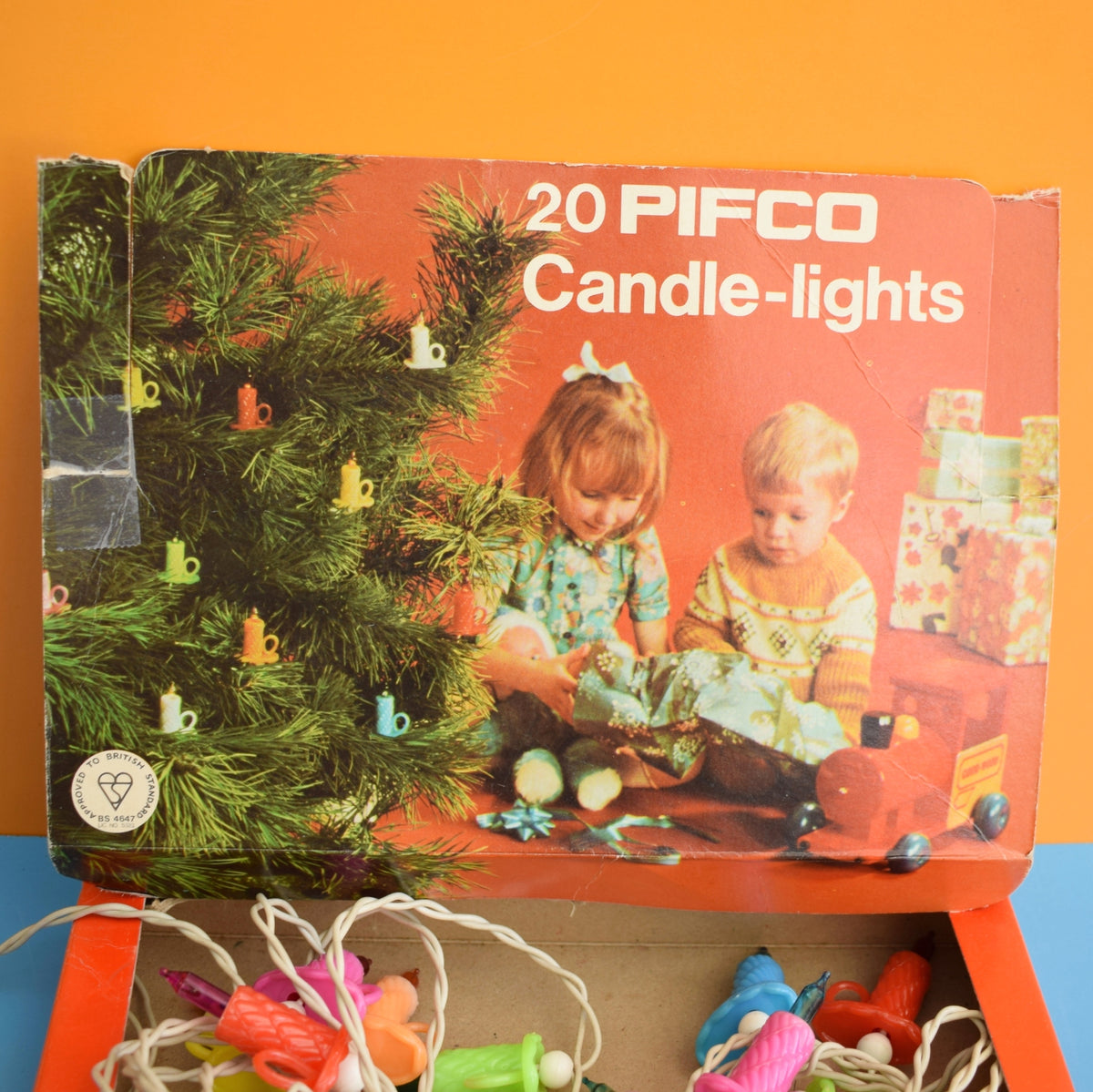 Vintage 1970s Christmas Candle Lights - Pifco by Pineapple Retro