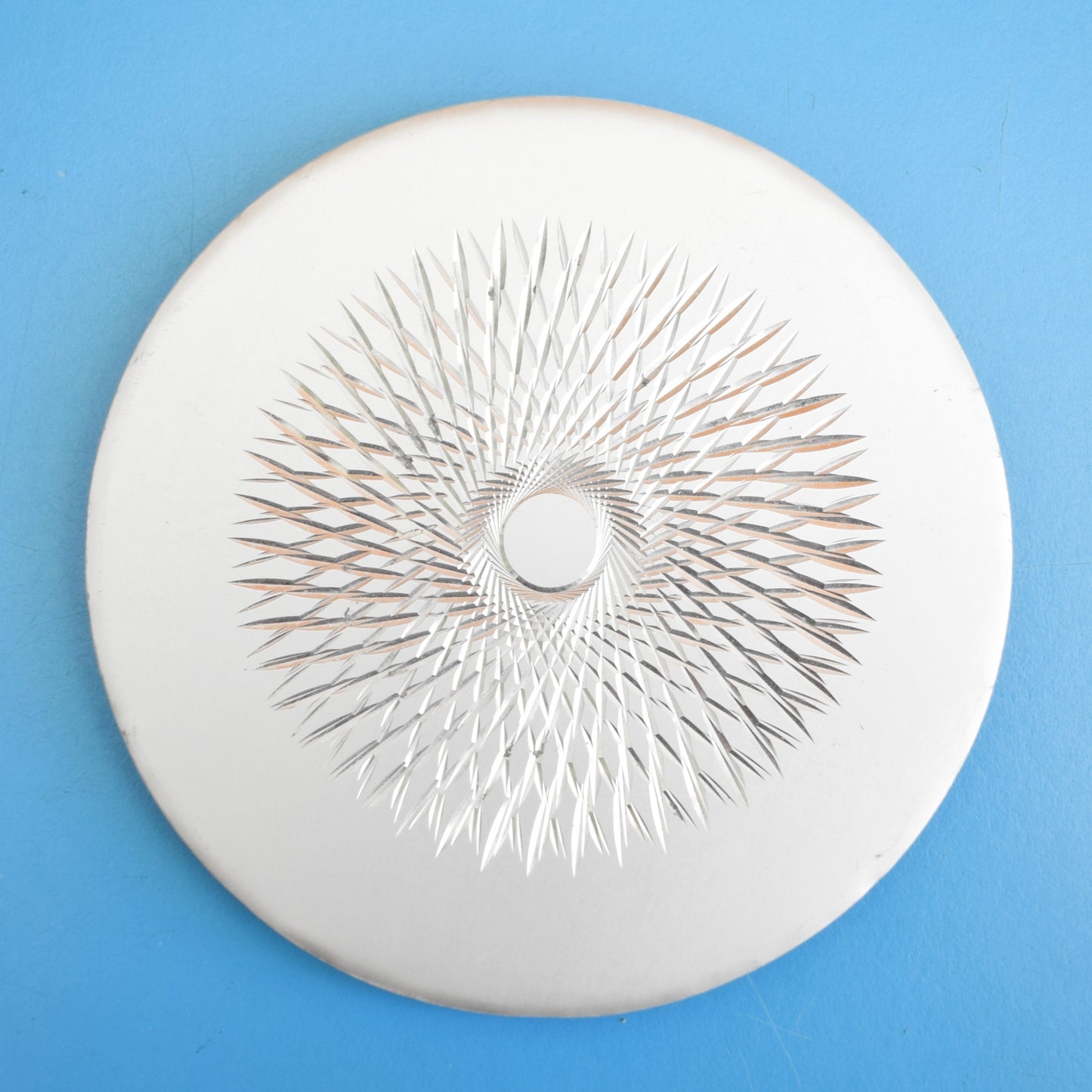 Vintage 1970s Coasters / Mats- Aluminium - Conrah - Silver - Gayfayre