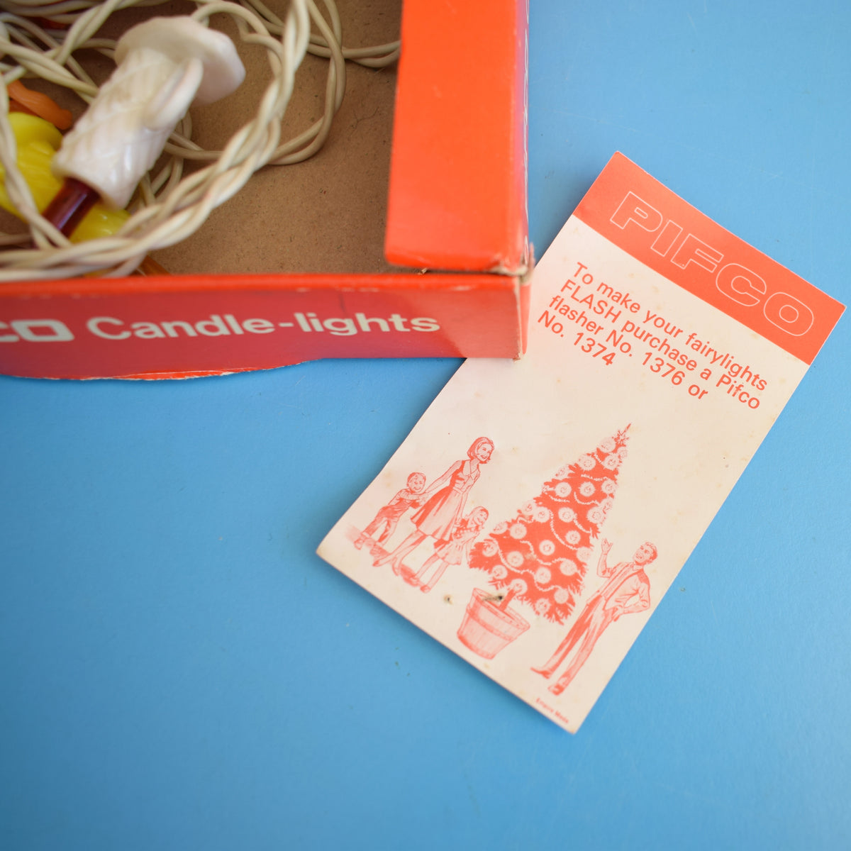 Vintage 1970s Christmas Candle Lights - Pifco by Pineapple Retro