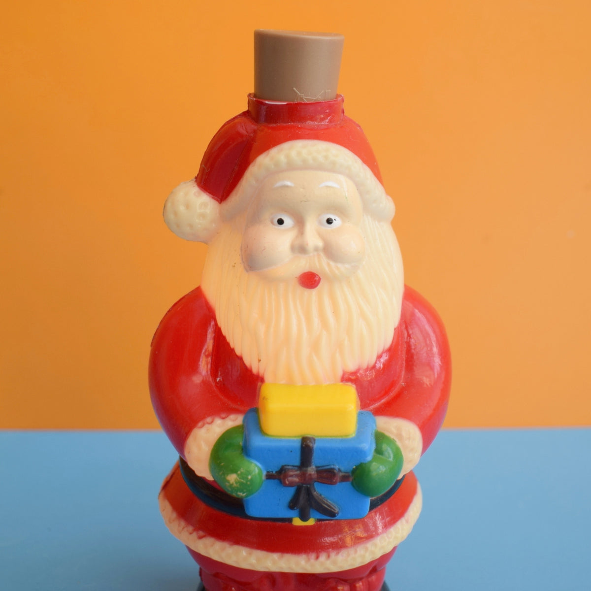 Vintage 1980s Little Christmas Santa & Snowman Lights by Pineapple Retro