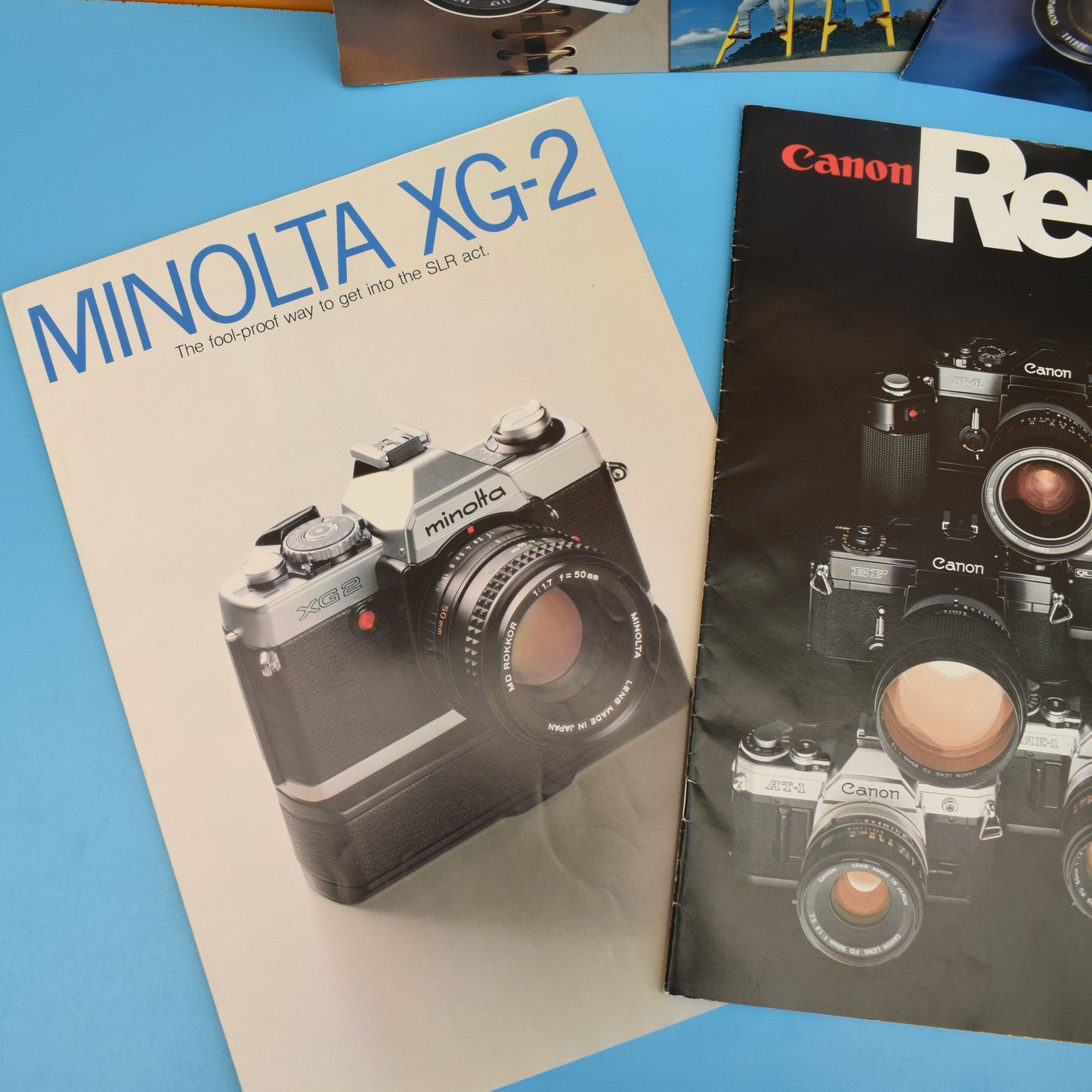 Vintage 1980s Camera Brochures - Various