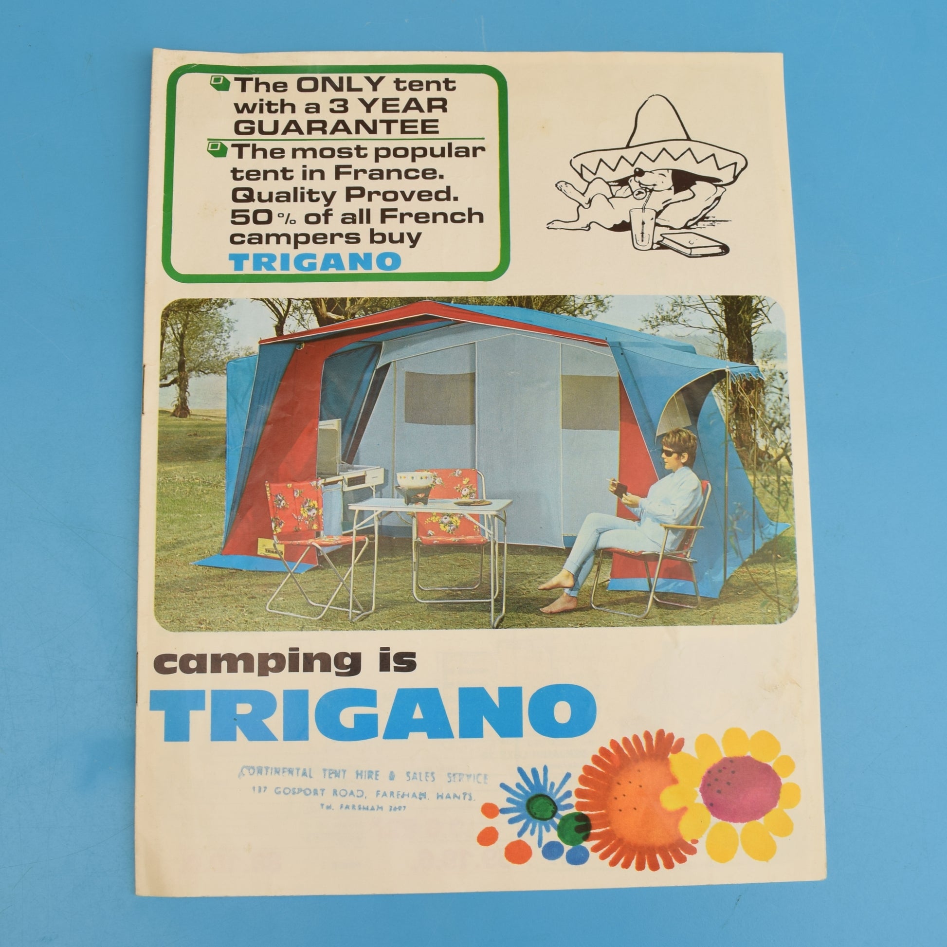 Vintage 1970s Camping/ Tent Brochures by Pineapple Retro