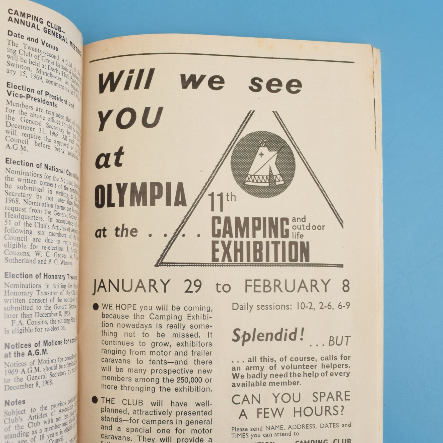 Vintage 1960s Camping Brochures