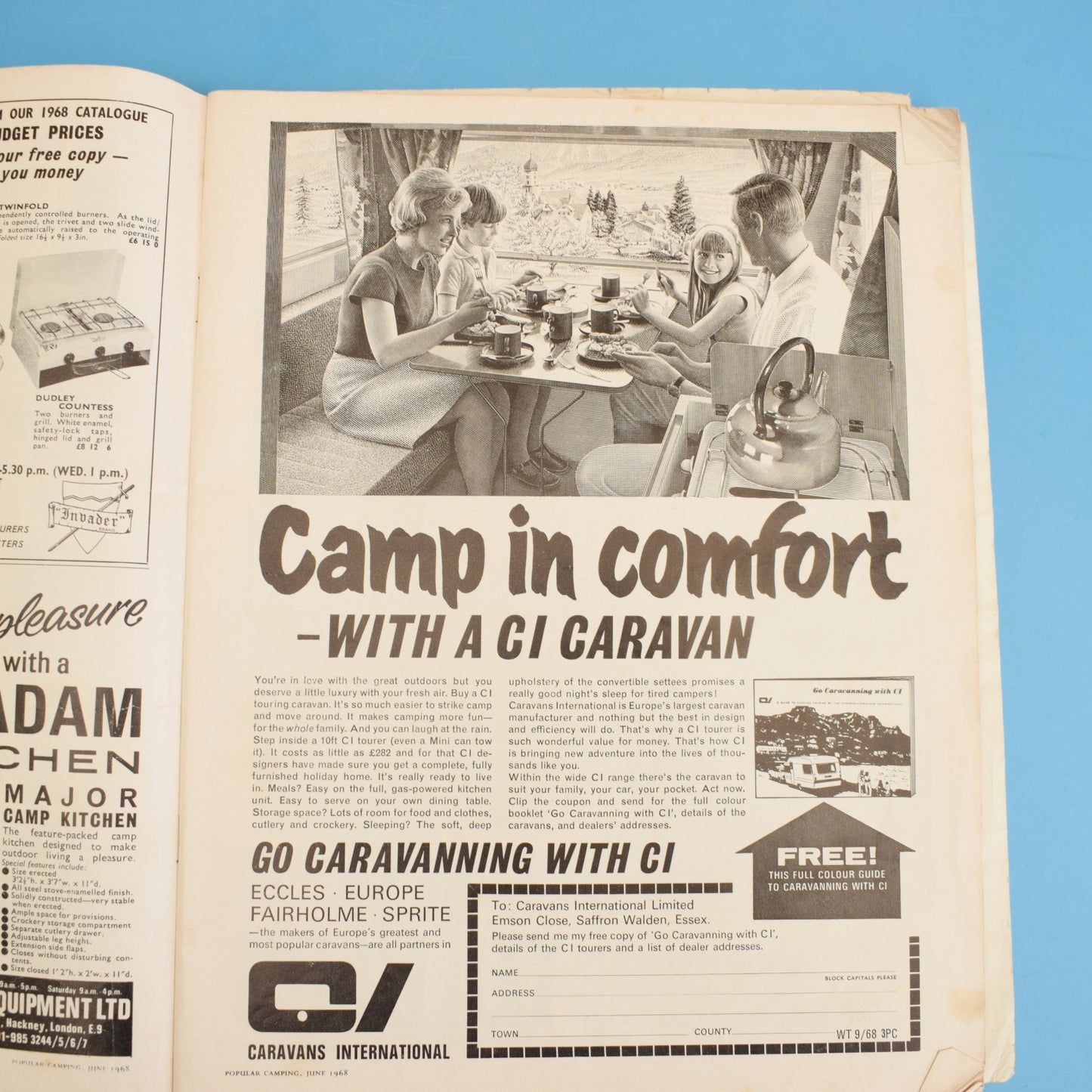 Vintage 1960s Camping Brochures