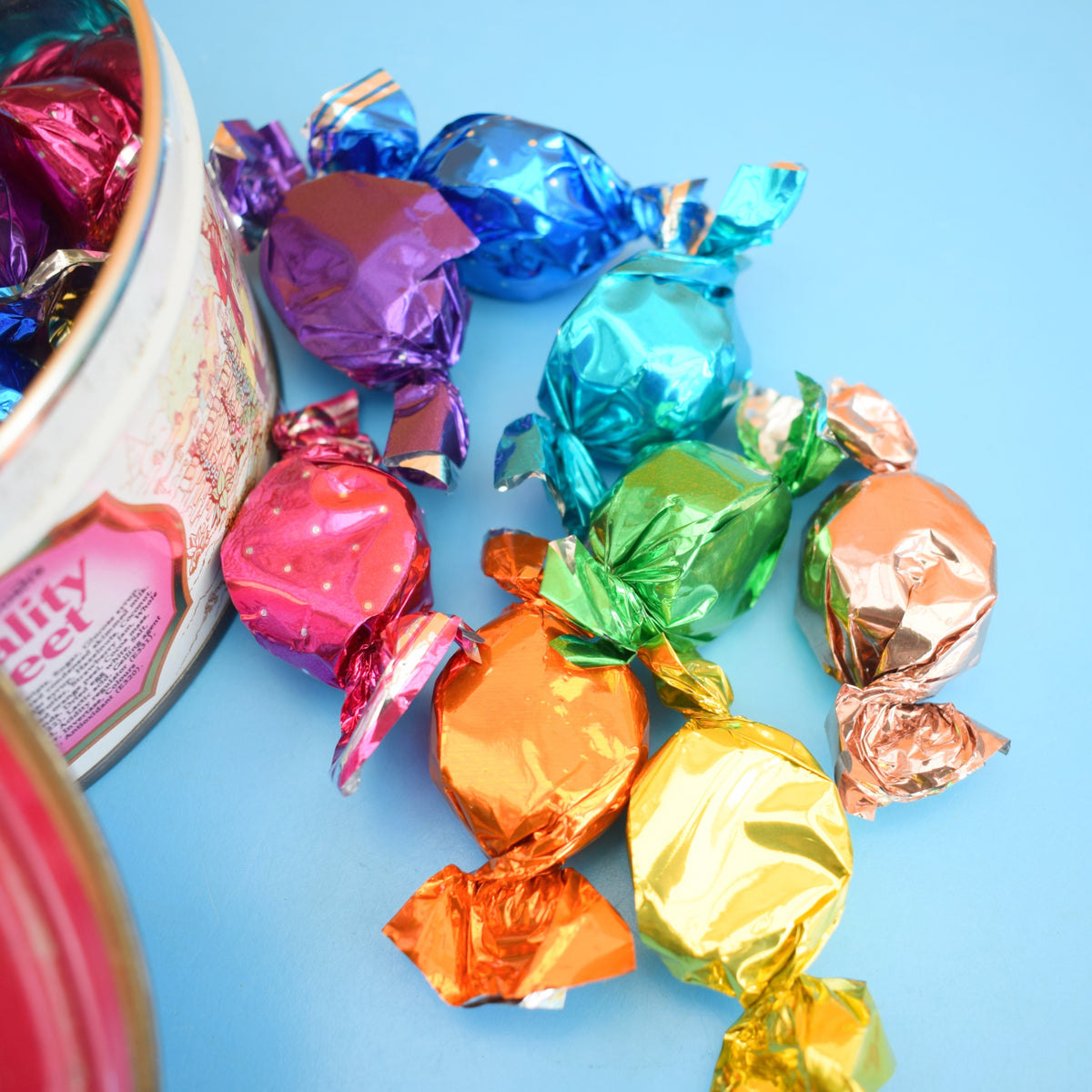 Vintage 1970s Quality Street Chocolate Sweet Tins - Various by Pineapple Retro