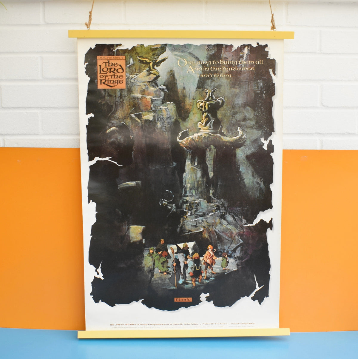 Vintage 1980s Rare The lord Of The Rings Film Posters - Directed Ralph Bakshi by Vintage