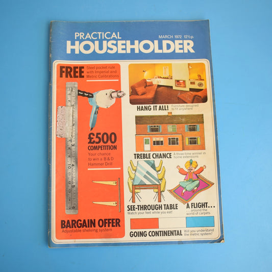 Vintage 1970s Practical Householder Magazine by Pineapple Retro