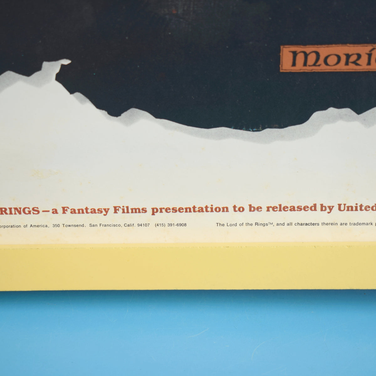 Vintage 1980s Rare The lord Of The Rings Film Posters - Directed Ralph Bakshi by Vintage