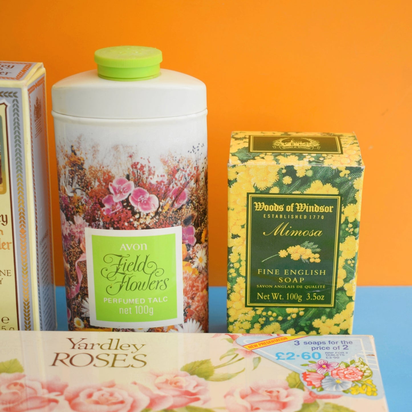 Vintage 1970s Toiletries Yardley / Avon / Bronnley / Woods Of Windsor