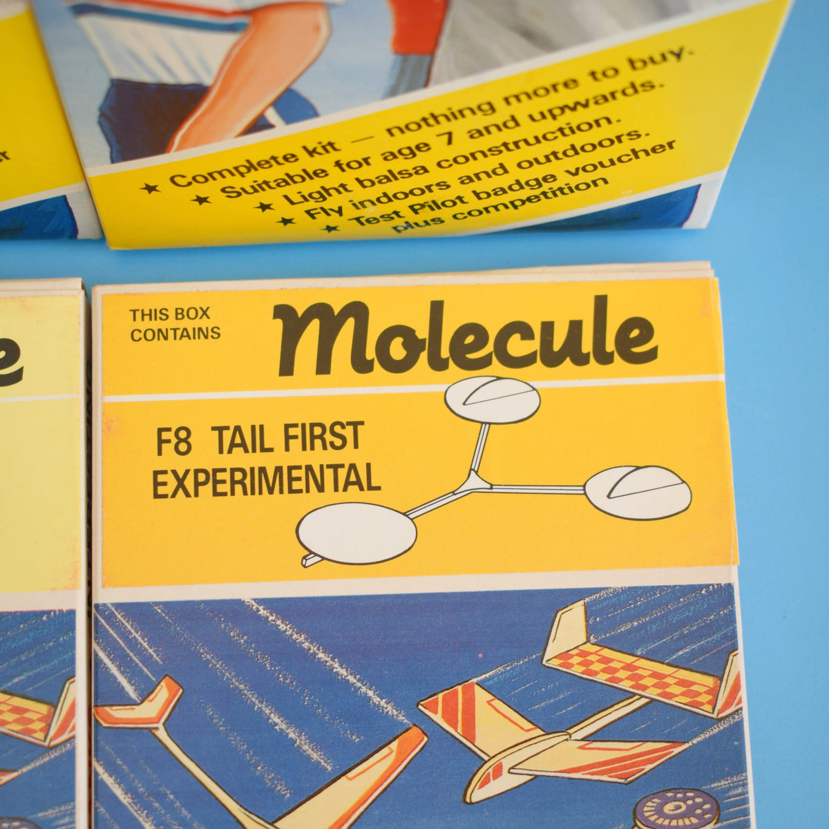 Vintage 1970s Model Aeroplane Kits - Unused - Fullers Fun Flyers by Pineapple Retro