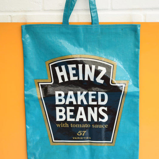 Vintage 1970s Vinyl Shopping Bag - Heinz Beans by Pineapple Retro