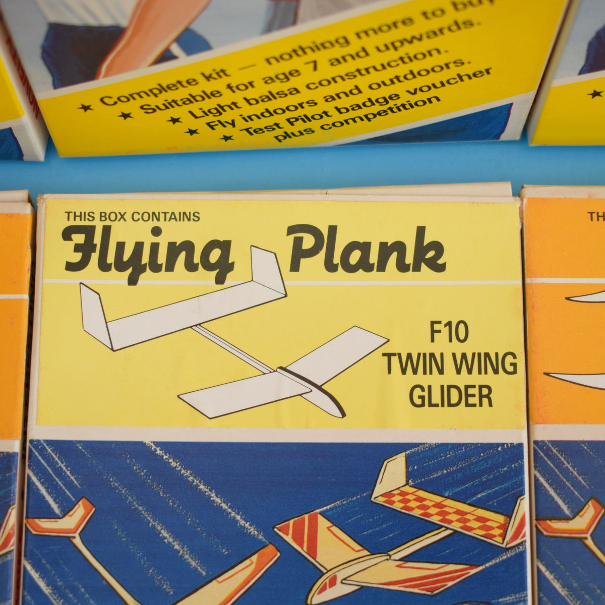 Vintage 1970s Model Aeroplane Kits - Unused - Fullers Fun Flyers by Pineapple Retro
