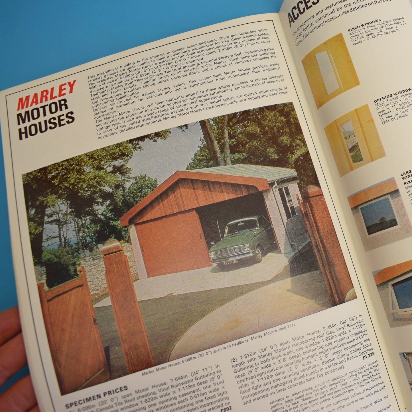 Vintage 1970s Marley Garage / Building Brochures