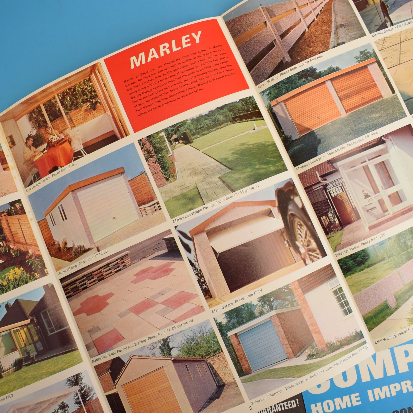 Vintage 1970s Marley Garage / Building Brochures