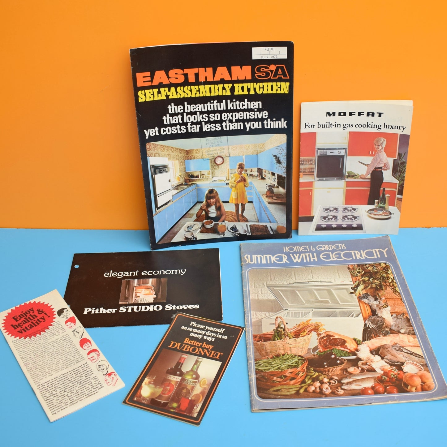 Vintage 1970s kitchen/ Electronics Brochures