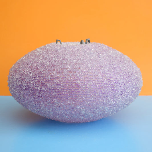 Vintage 1960s Rotaflex Cristal Plastic Light Shade - Lavender