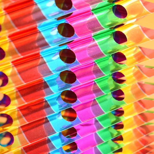 Vintage 1960s Foil Hanging Decorations - Christmas - Unusual