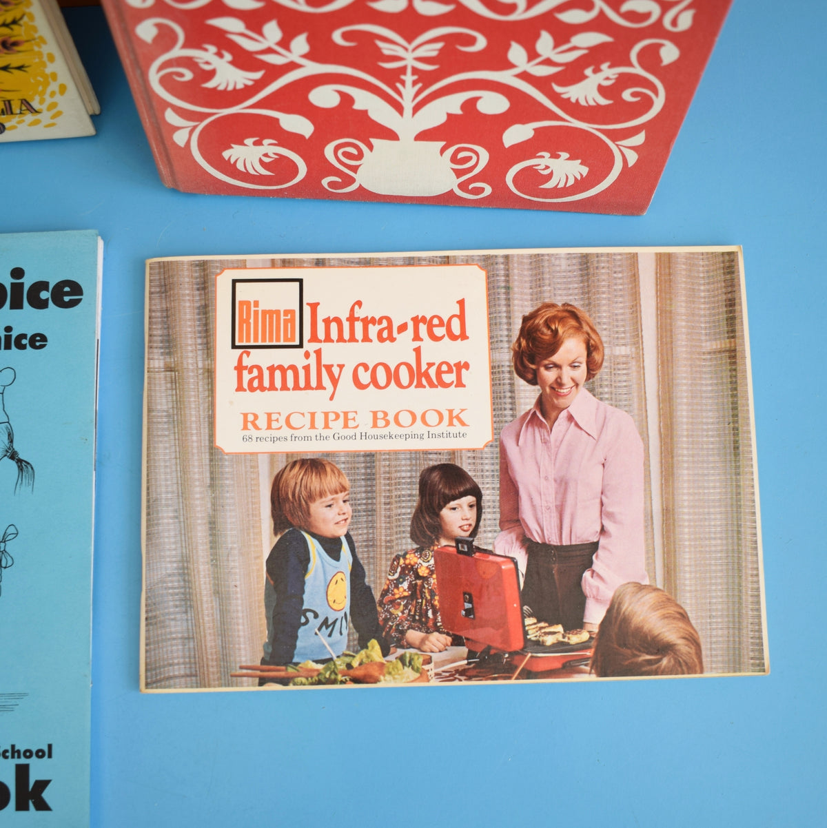 Vintage 1950s Cookery / Recipe Books - Home Baked, Elizabeth Craig's , How To Cook by Pineapple Retro
