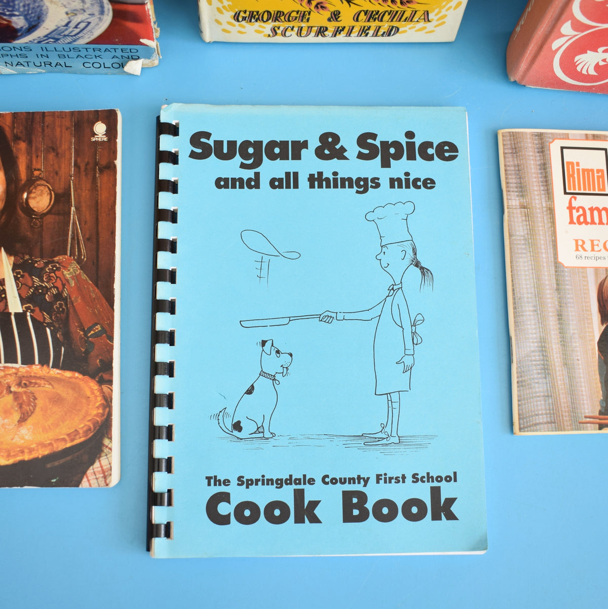 Vintage 1950s Cookery / Recipe Books - Home Baked, Elizabeth Craig's , How To Cook by Pineapple Retro