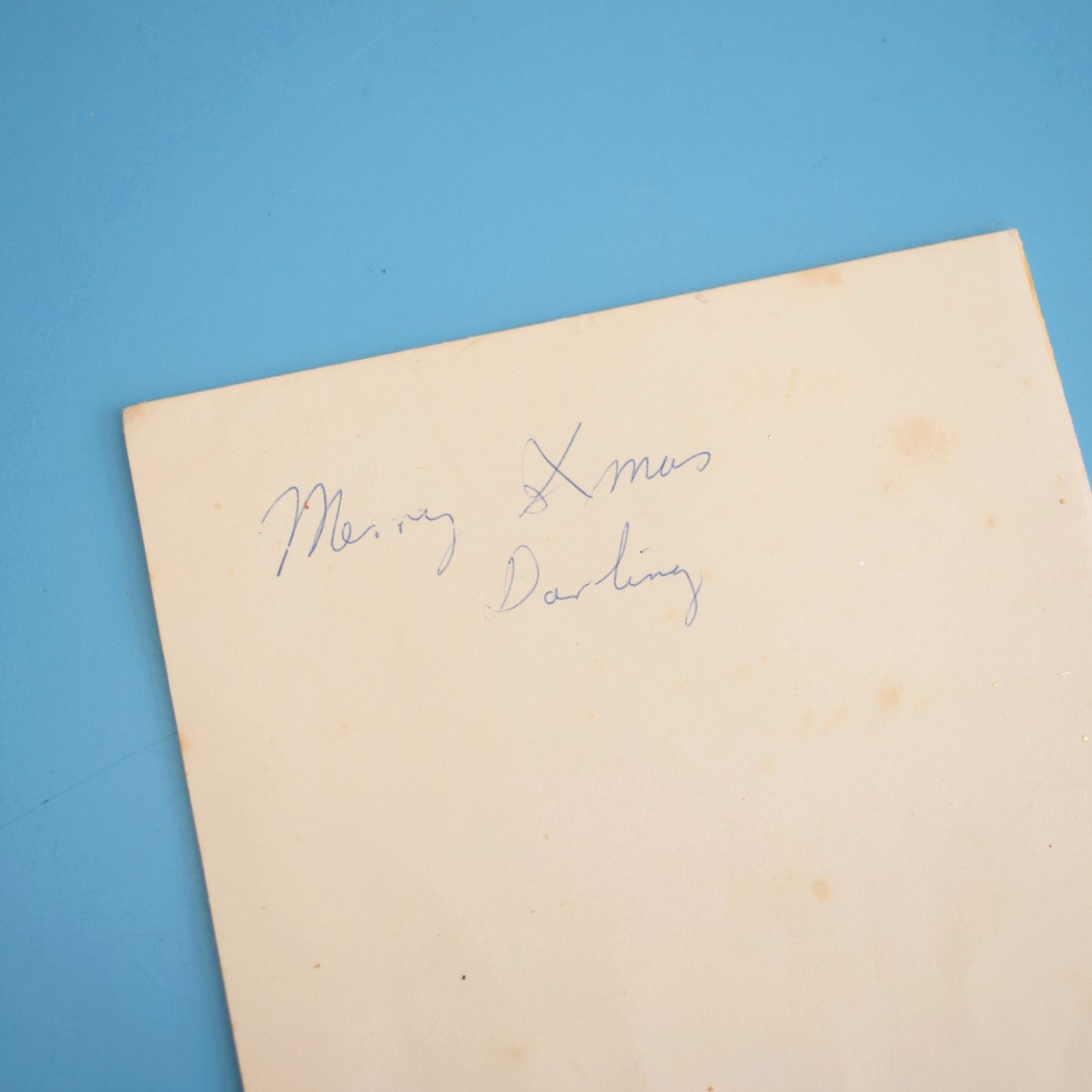 Vintage 1960s Used Greeting Card x2 - Christmas Husband & Wife