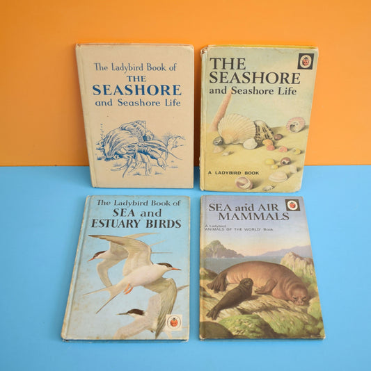 Vintage 1960s Ladybird Books - The Seashore / Sea Birds by Pineapple Retro
