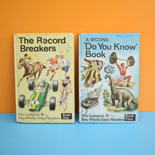 Vintage 1970s Ladybird Books - Record Breakers/ Do You Know Books by Pineapple Retro