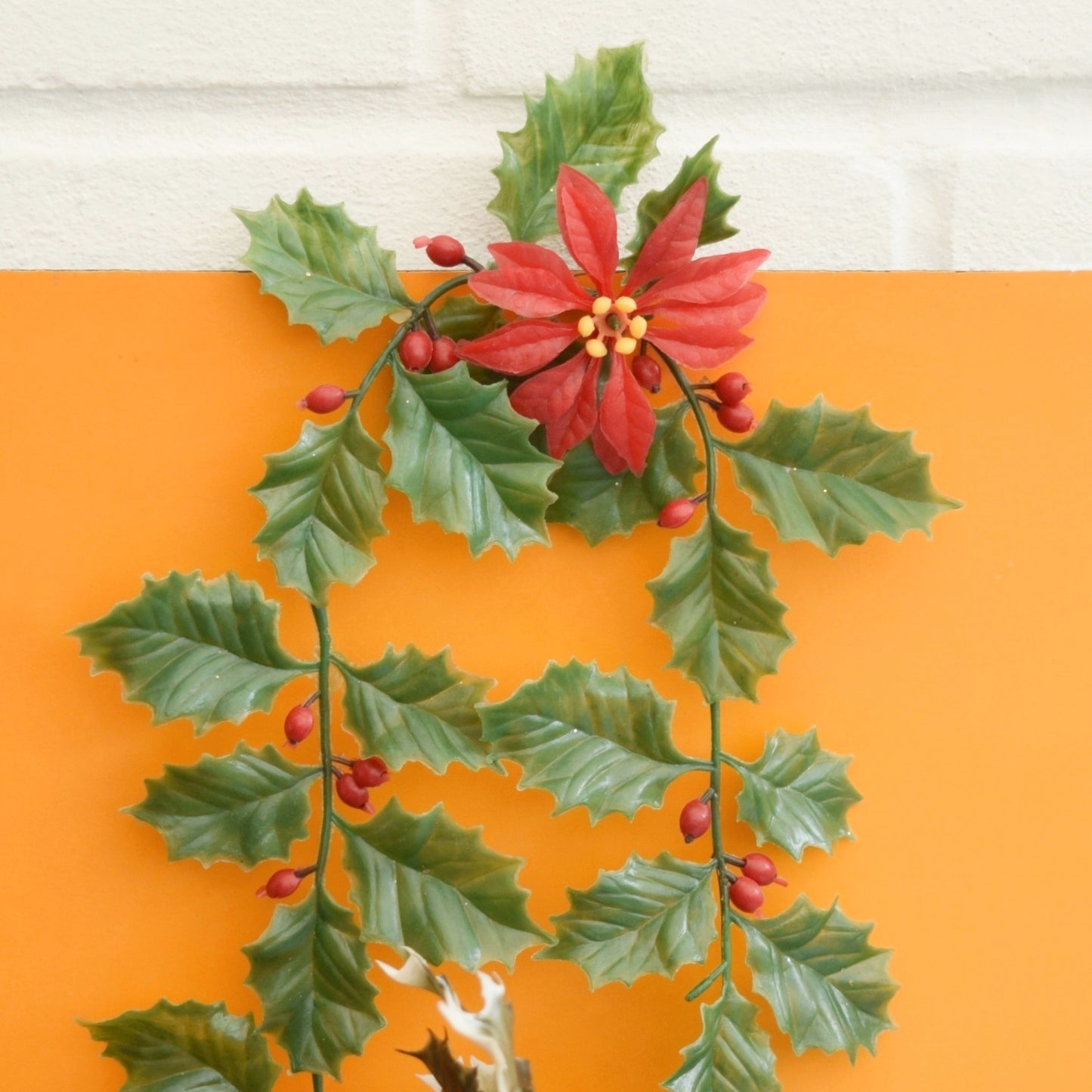 Vintage 1960s Mixed Floristry Foliage / Garlands - Christmas Kitsch