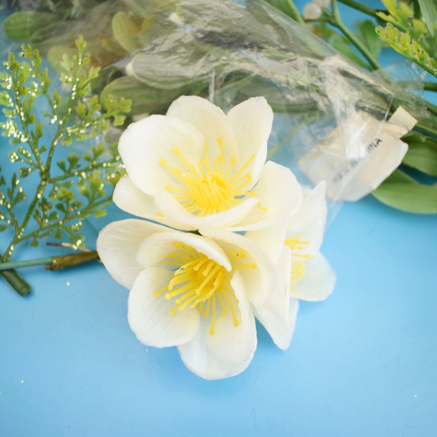 Vintage 1960s Mixed Floristry Foliage / Garlands - Christmas Kitsch