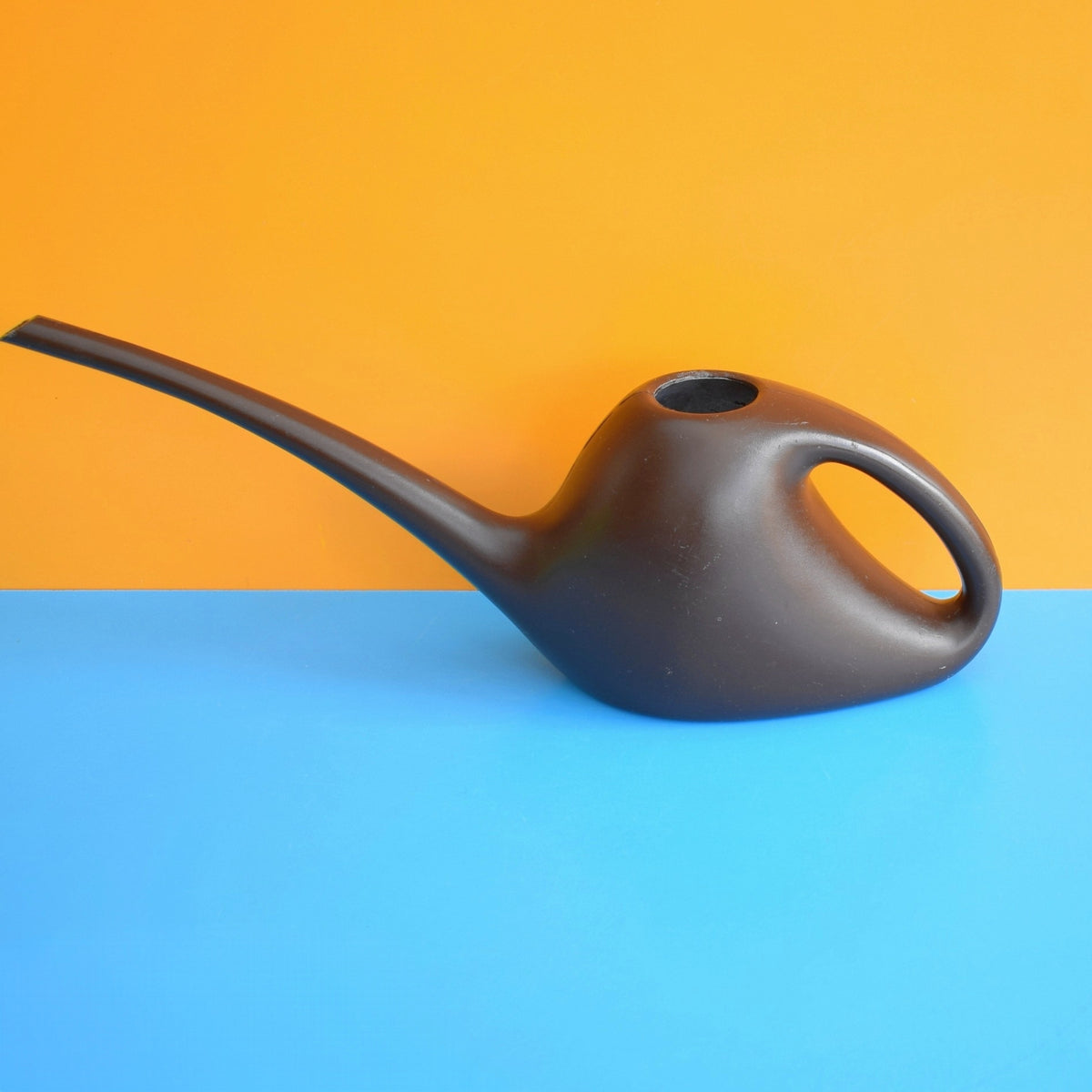 Vintage 1970s Indoor Plant Watering Can - Brown by pineapple retro